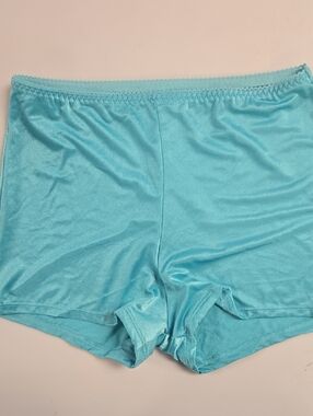 Vassarette Light Blue/Turquoise Boyshort Panties